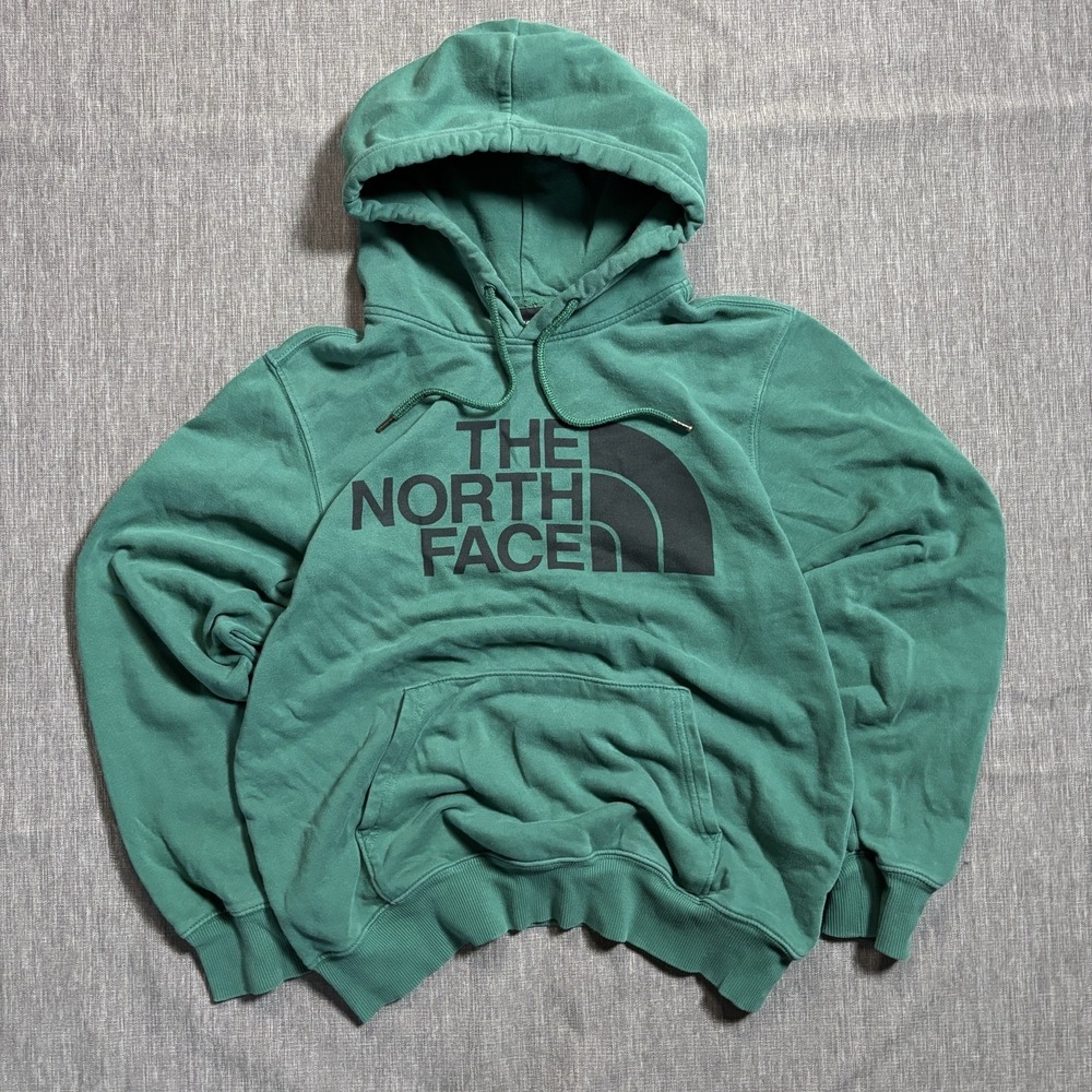 Green The North Face Hoodie - S